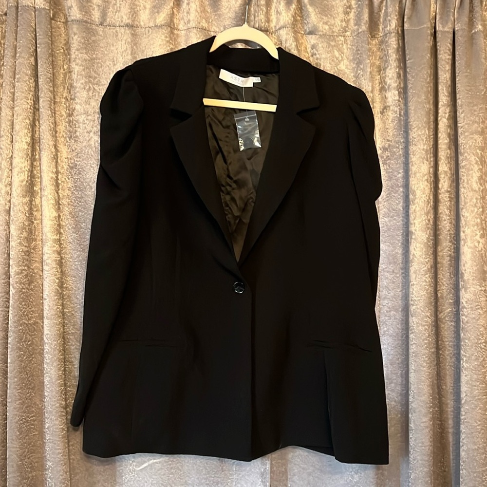 ASTR the Label Puff Sleeve Blazer